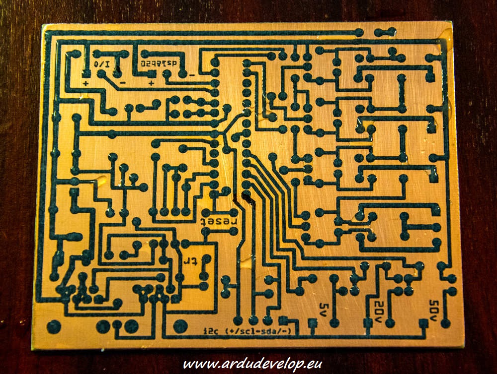 Arduino RS485 slave platform PCB