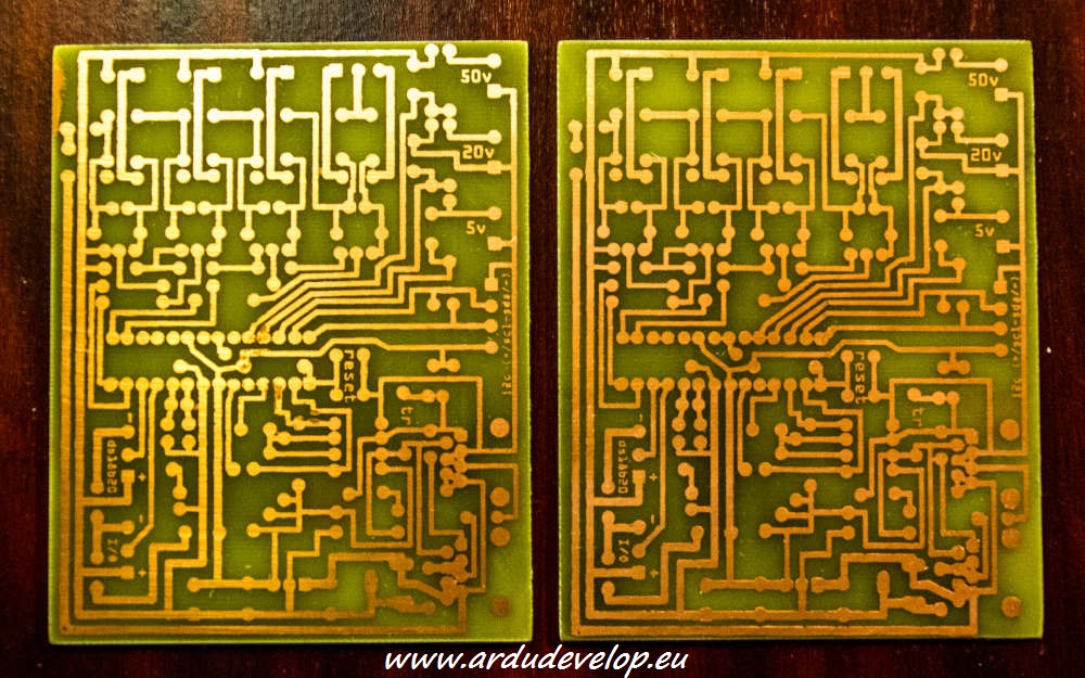 Arduino RS485 slave platform PCB