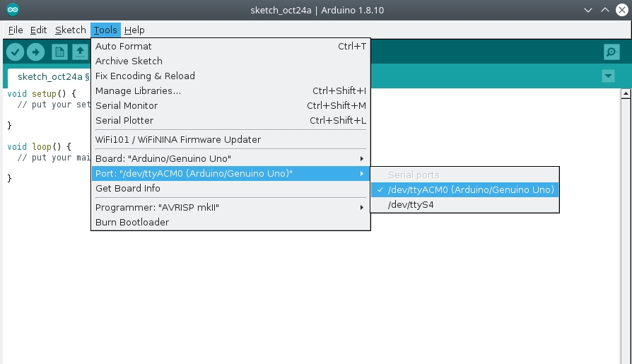 ArduinoIDE-set-Linux-port