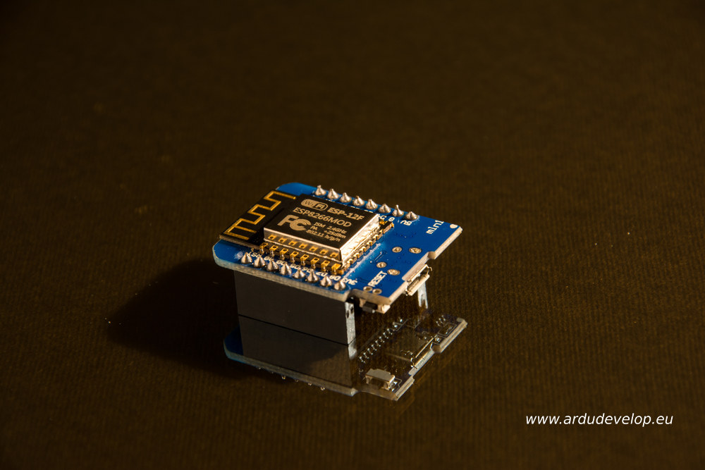 ESP8266 D1-mini. Мощен чип който се потдържа от Arduino IDE и MicroPython