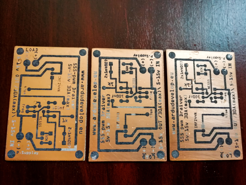 NE555 PWM/ШИМ изход платка 2