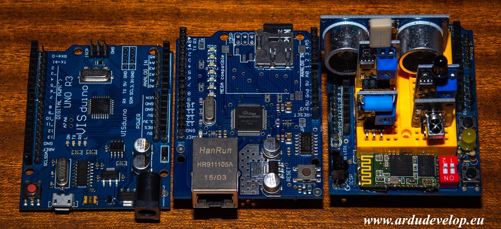 ArduinoUNO, Ethernet W5100, sensors