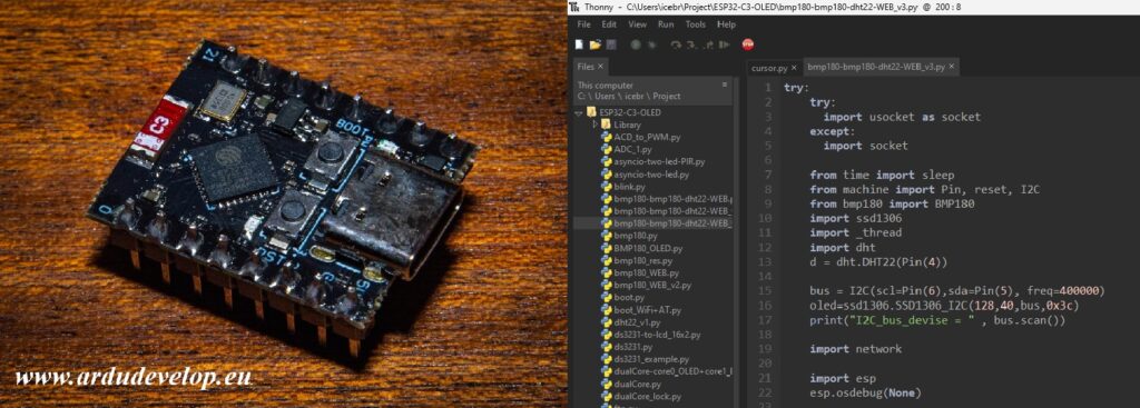 ESP32 C3 MicroPython Thonny