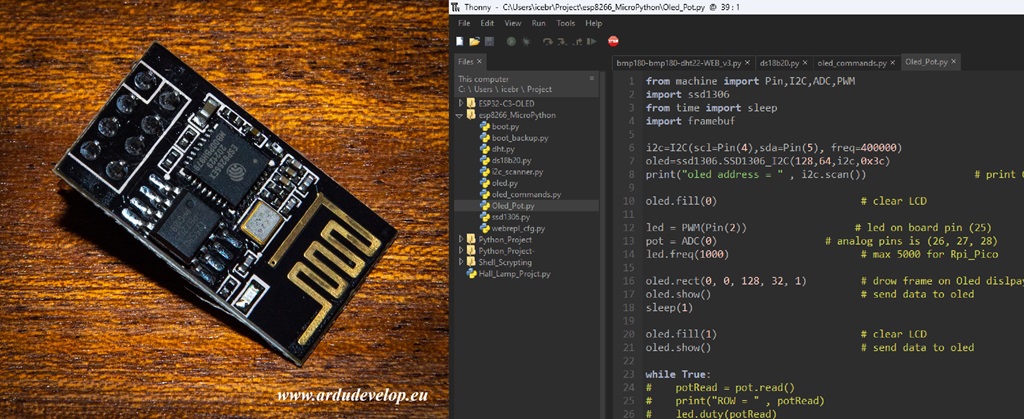 ESP8266-01 MicroPython