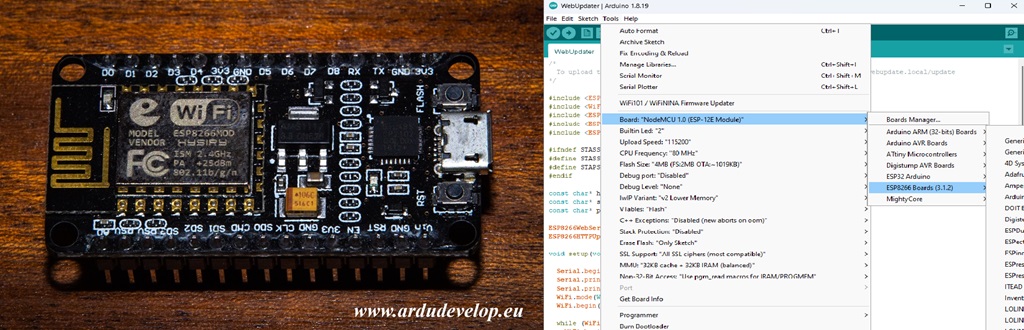 ESP8266 NodeMCU Arduino IDE