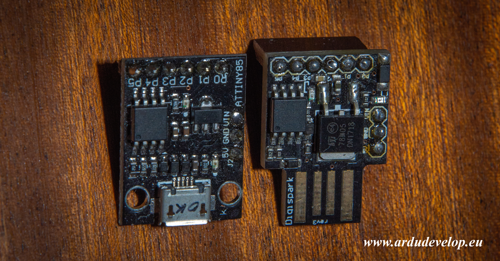 DigiSprak Attiny85 Board