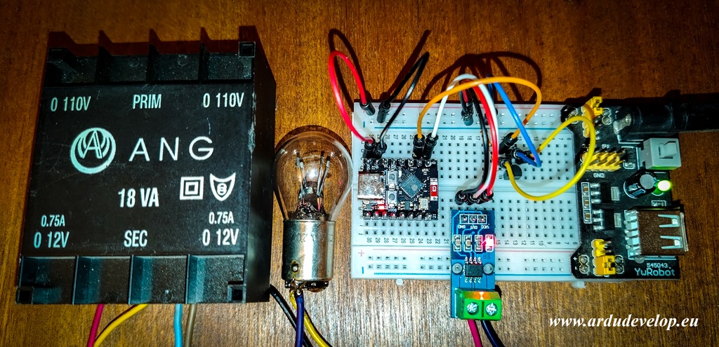 ESP32 ACS712 TL431 AC RMS