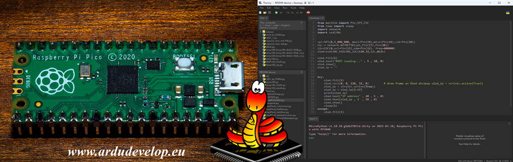 Инсталирате MicroPython на Raspberry Pi Pico ръководство