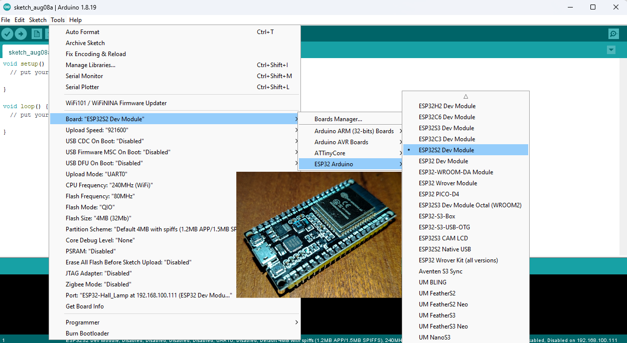 Как да инсталираме ESP32 в Arduino IDE