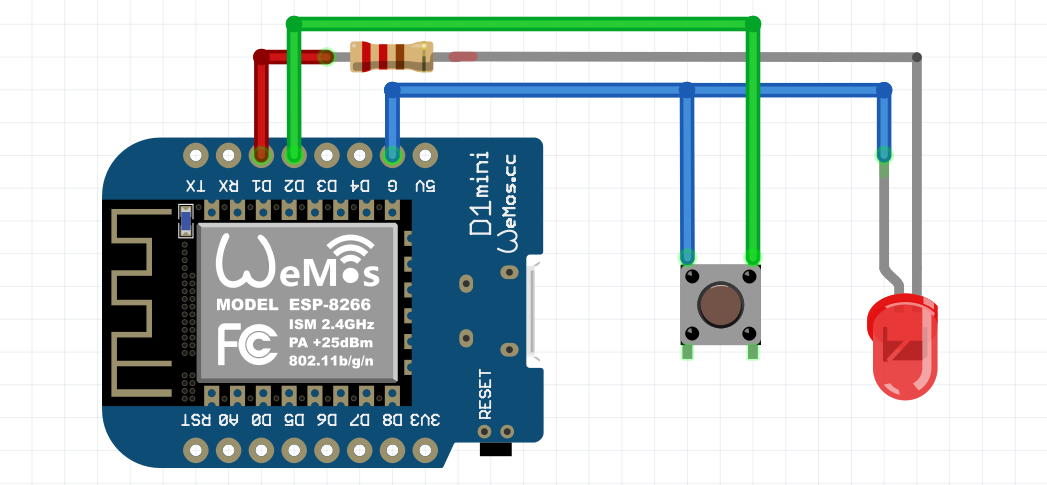 ESP8266 D1 Mini и MicroPython изчитане на дигитален вход