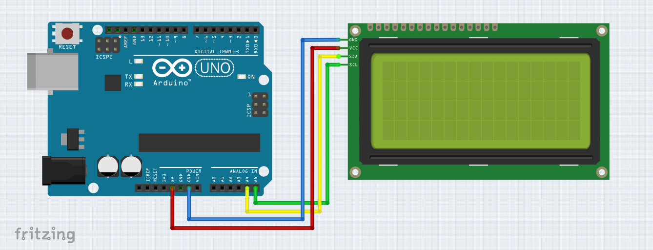 Управление на LCD 20x4 Дисплей чрез I2C Интерфейс с Arduino