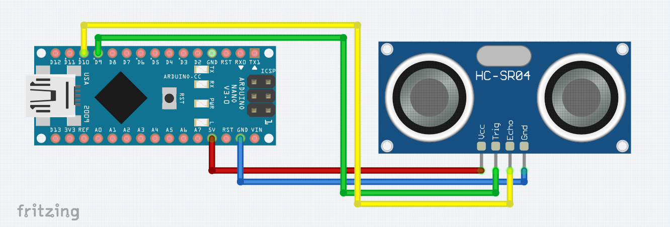 HC-SR04 и Arduino Измерване на Разстояние