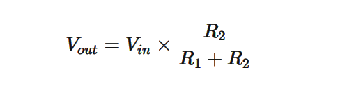 Делител на напрежение формула