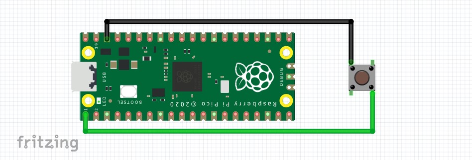 Изчитане на бутон с Raspberry Pi Pico и EMA Debounce